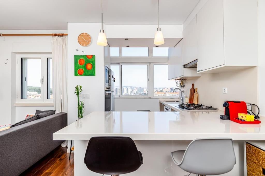 Lejlighed Cozy Bright Space With Landscape And Air Conditioner